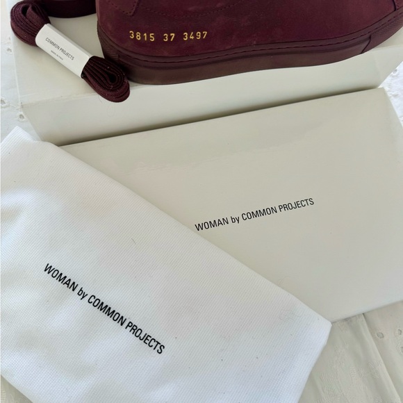 Common Projects Original Achilles Leather Nubuck Sneakers (Women’s Size EU 37) - Picture 3 of 6